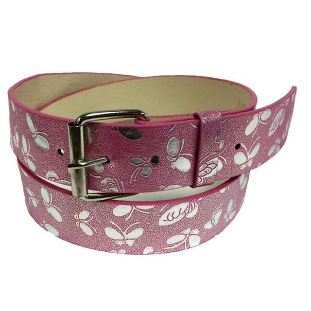 Women's Hot Pink Butterfly Belts image