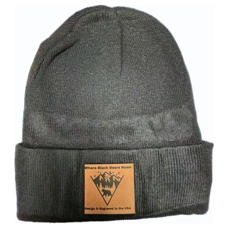 Wholesale Custom Laser Engrave Leatherette Patch Boonie Where Black Bears Roam image