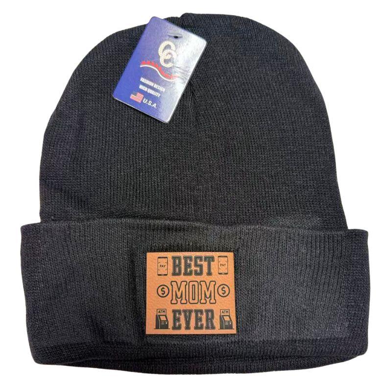 Wholesale Custom Laser Engrave Leatherette Patch Boonie Best Mom Ever image