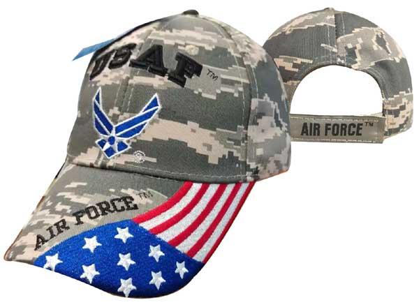Officially Licensed US Air Force Baseball Caps - Camo image