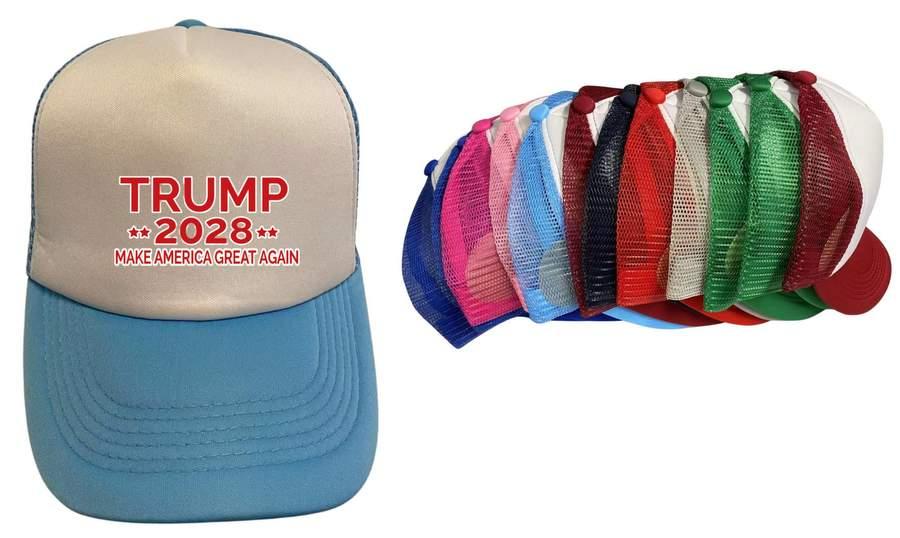 "Trump 2028 - Make America Great Again" Mesh Trucker Hats - Assorted image