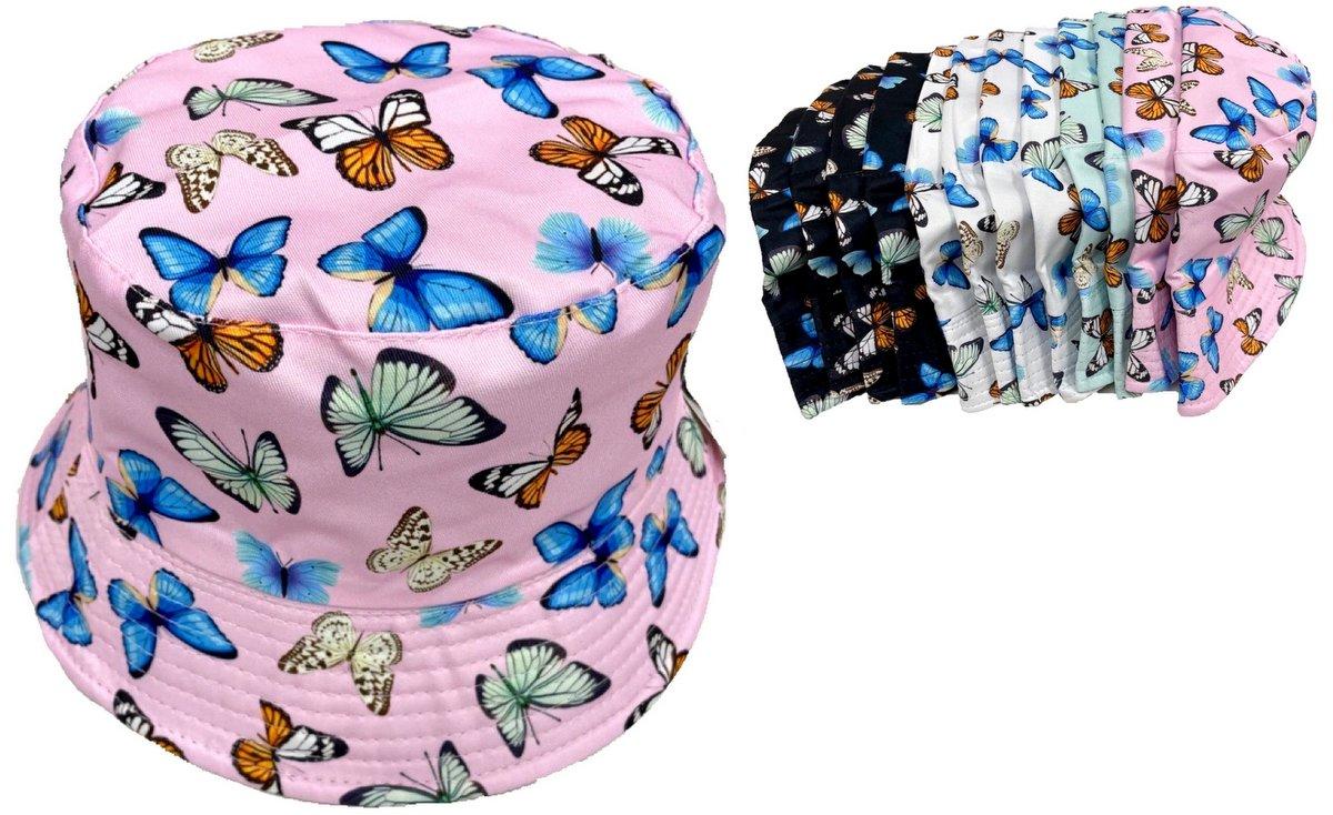Butterfly Print Bucket Hats image