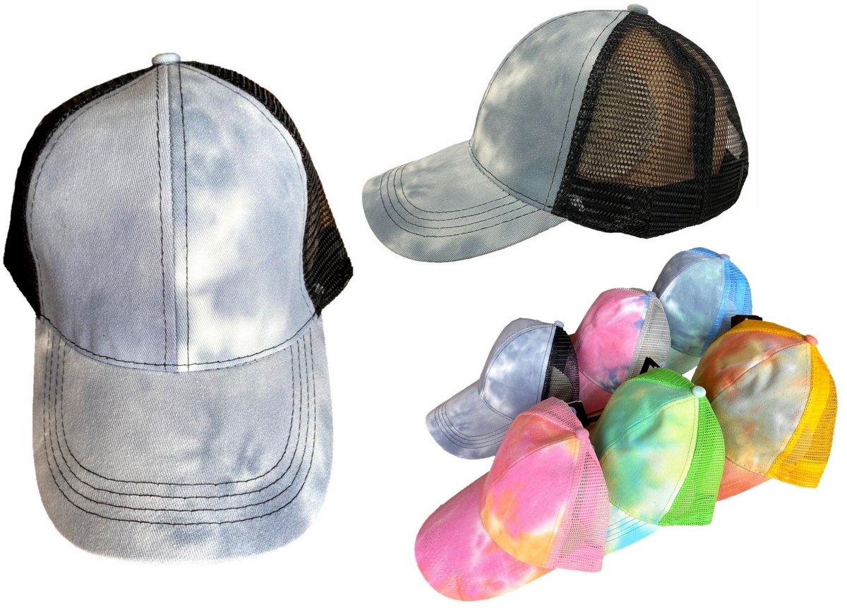Tie Dye Mesh Baseball Caps/Hats image