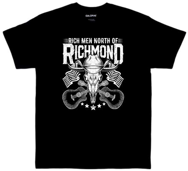 "Rich Men North Of Richmond" T-Shirts - Black XXL image