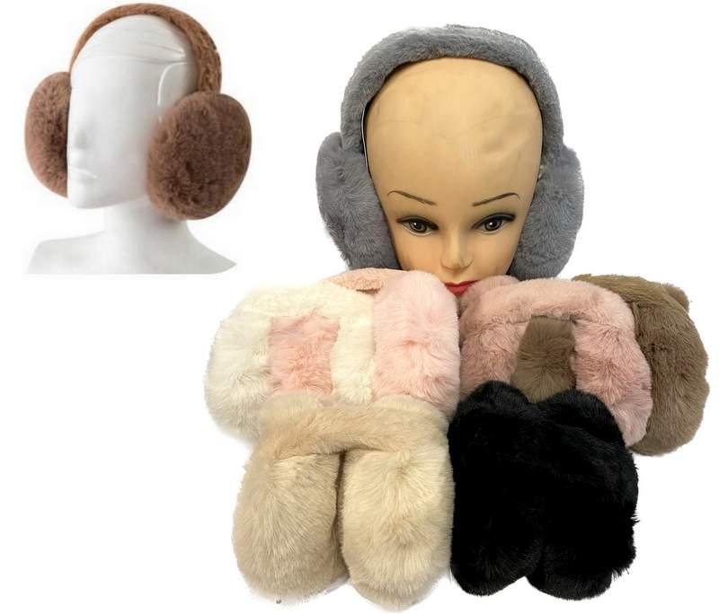Solid Color Super Soft Earmuffs With Plush Headband image
