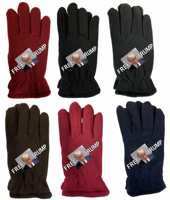 "Free Trump" Women's Size Winter Fleece Gloves image