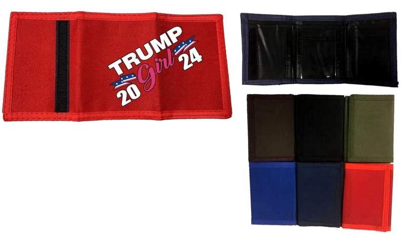 "Trump Girl 2024" Tri-Fold Wallets - Mixed Colors image