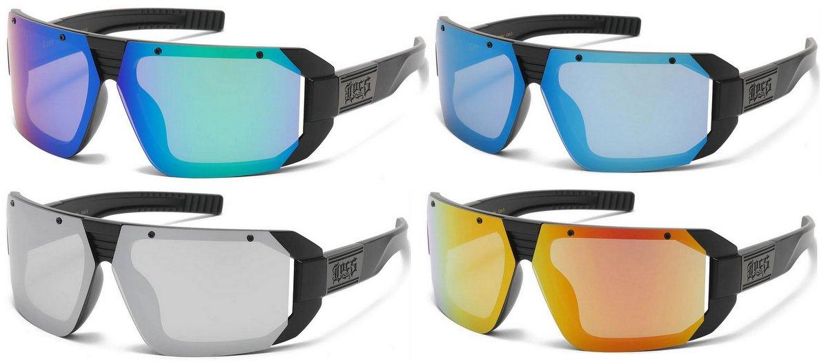 Locs Oversized Wraparound Sports Sunglasses - Assorted image