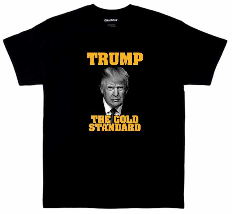 "The Gold Standard" - Metallic Black T-Shirts image