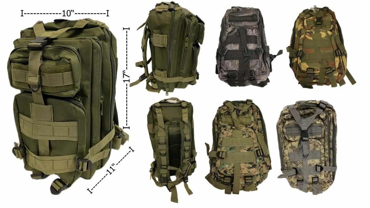 Military Tactical Backpacks - Pack Of 6 image