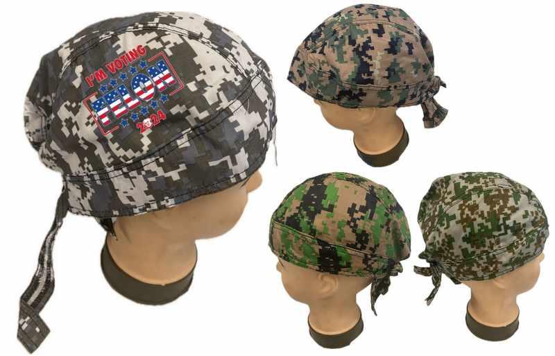 "I'm Voting Felon 2024" Skull Caps image