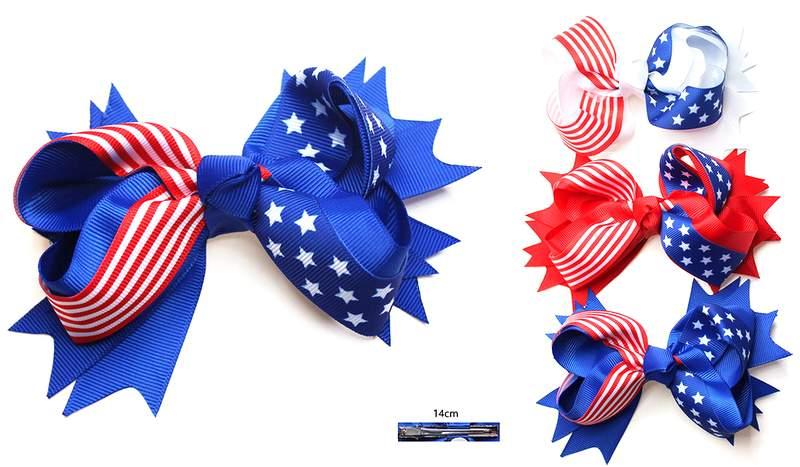 USA Flag Hair Clips - Assorted image