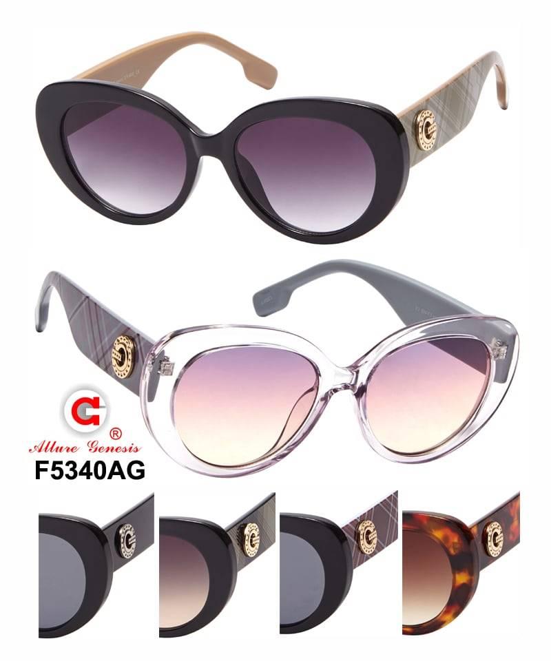 Allure Genesis Collection Women's Oval Frame Sunglasses - Assorted image