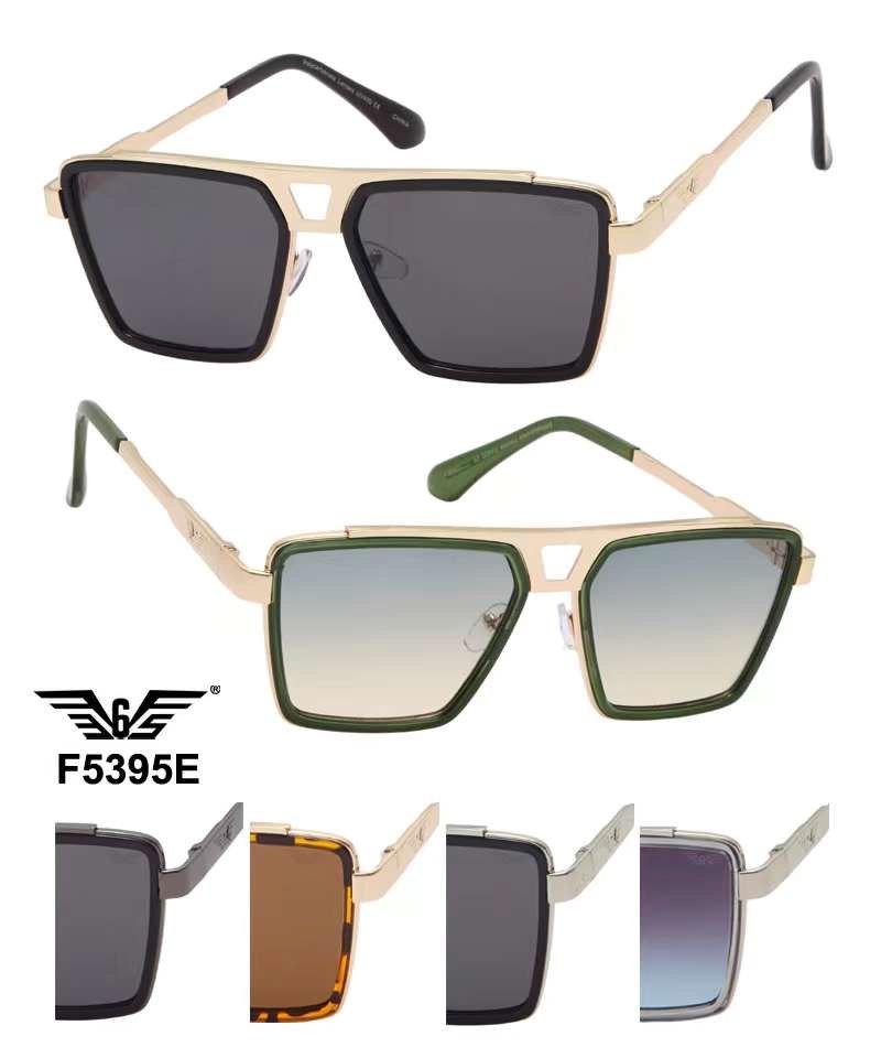 Metal Frame Men's Fashion Sunglasses - Assorted image