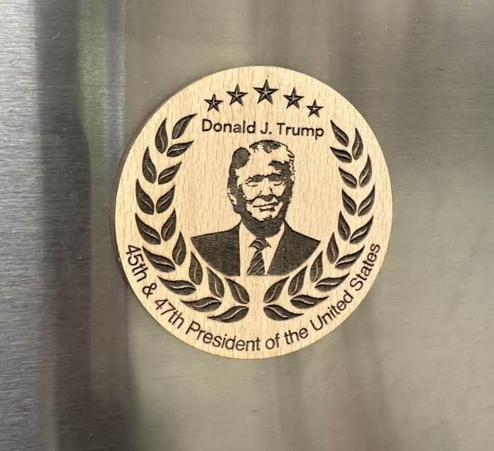 "45th & 47th President" Trump Fridge Magnets image