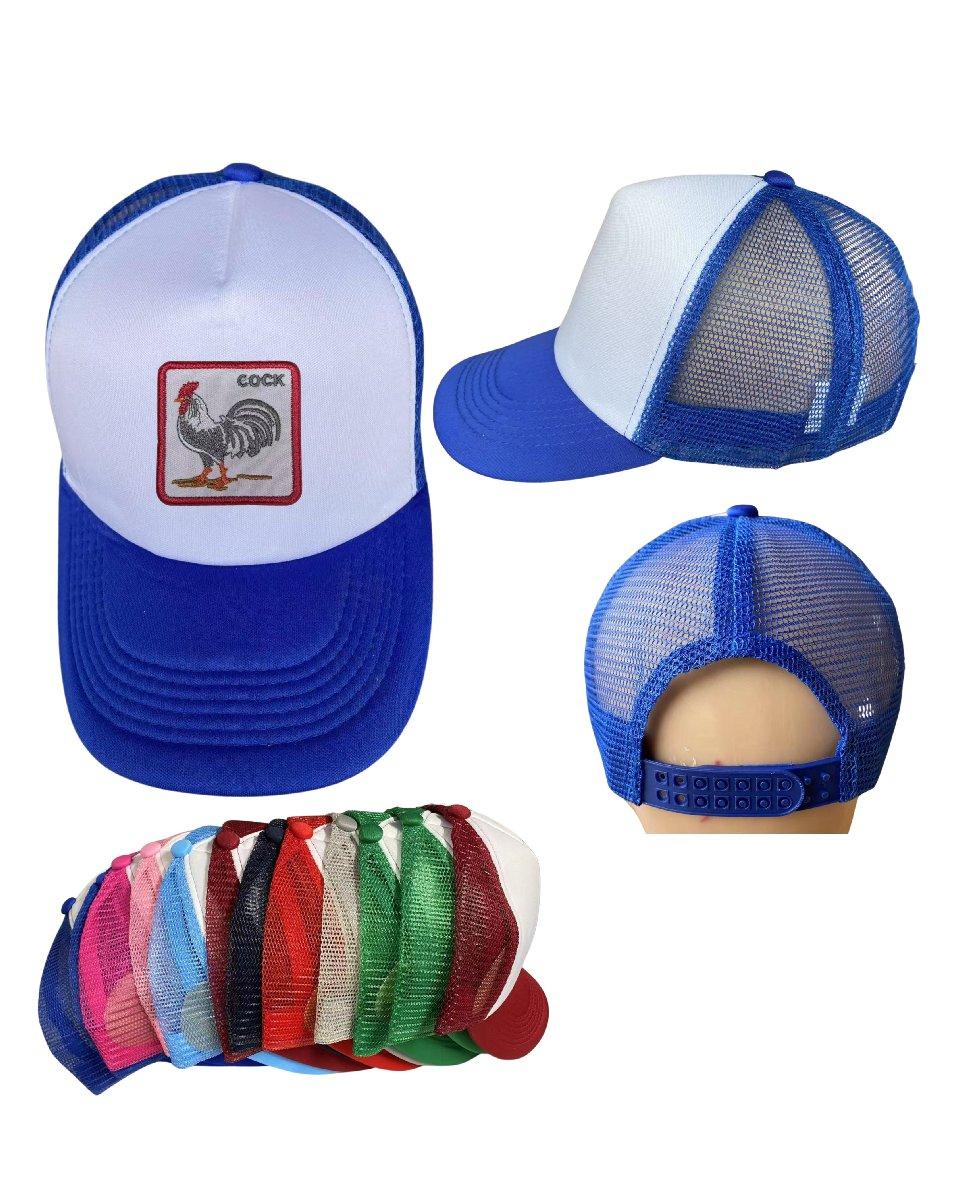 Embroidered "COCk" Mesh Snapback Trucker Hats - Assorted image