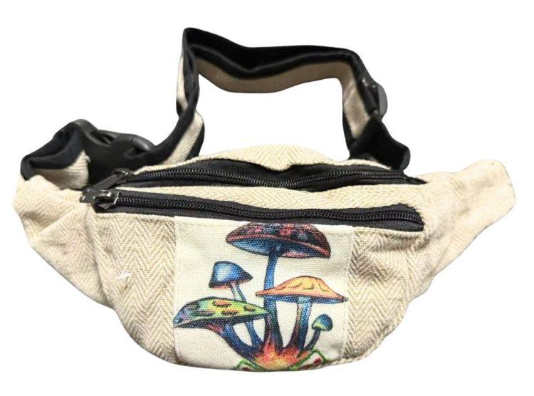 Magic Mushroom Fanny Packs With Adjustable Waist Strap & Zipper Pockets image