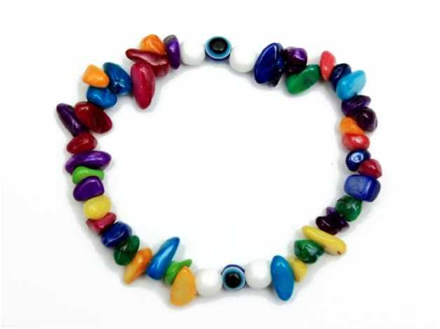 Evil Eye Chip Bracelets - Assorted image