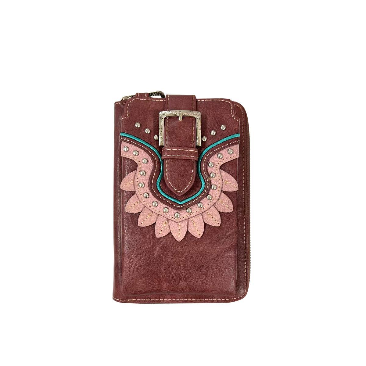 American Bling Phone Wallet/Crossbody - Purple image