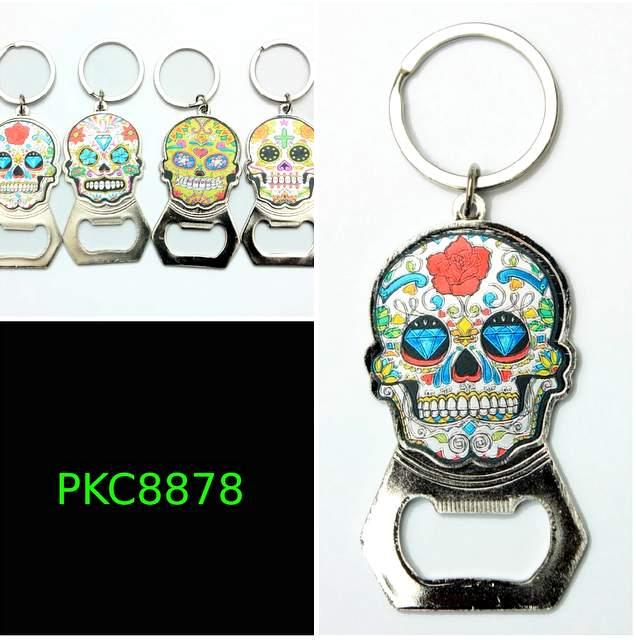 Sugar Skull Bottle Opener Keychains image