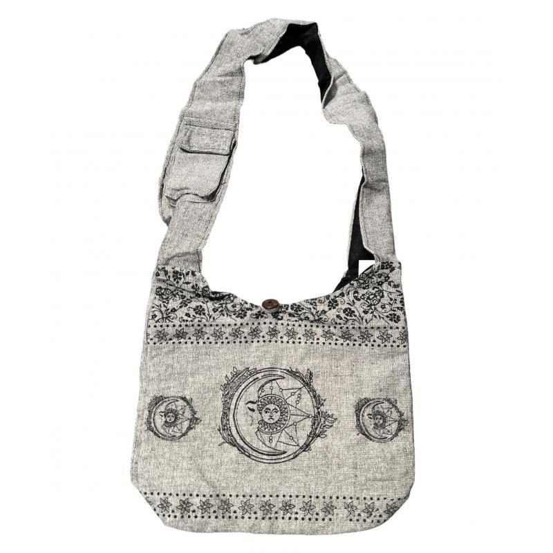 Handmade Hobo Bags - Celtic Sun & Moon Graphic image