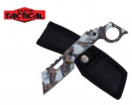 7.25'' Camo-Style Hunting Knife With Sheath image