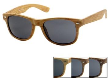 Wood Pattern Sunglasses - Assorted image