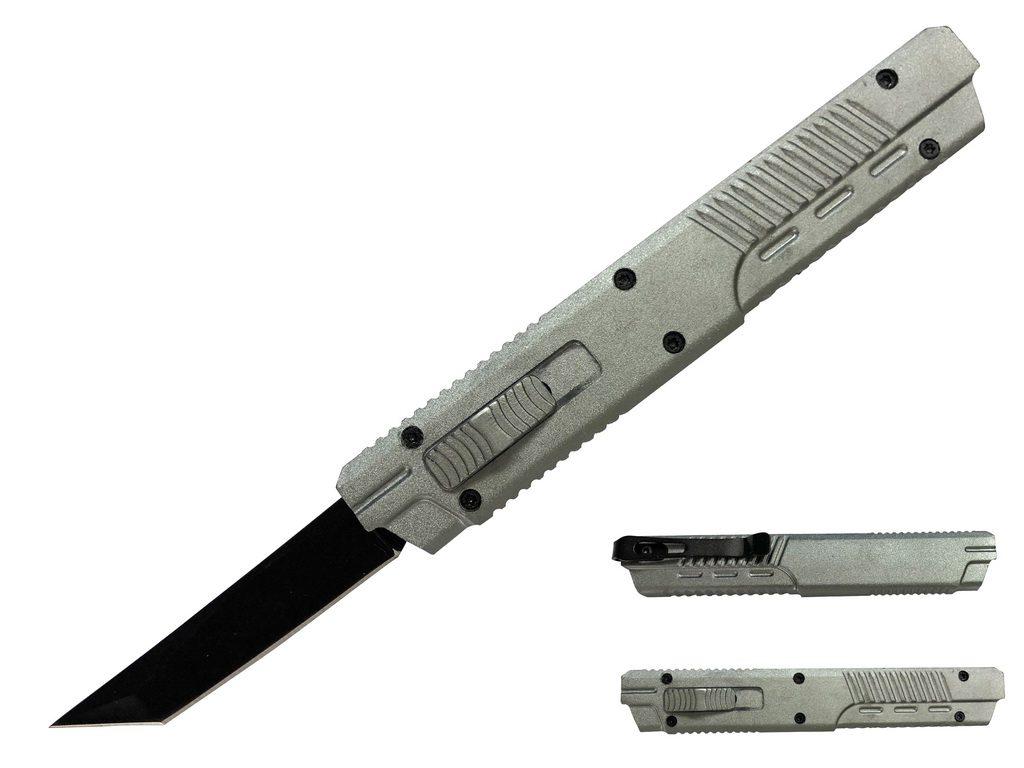 Gray 6.5" Anodized Aluminum Handle w/ 1 7/8" Gray Blade image