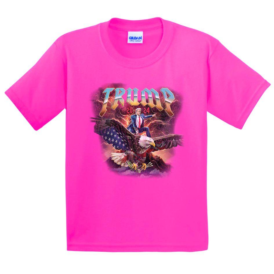 Trump Eagle Rider Pink T-Shirts XXL image