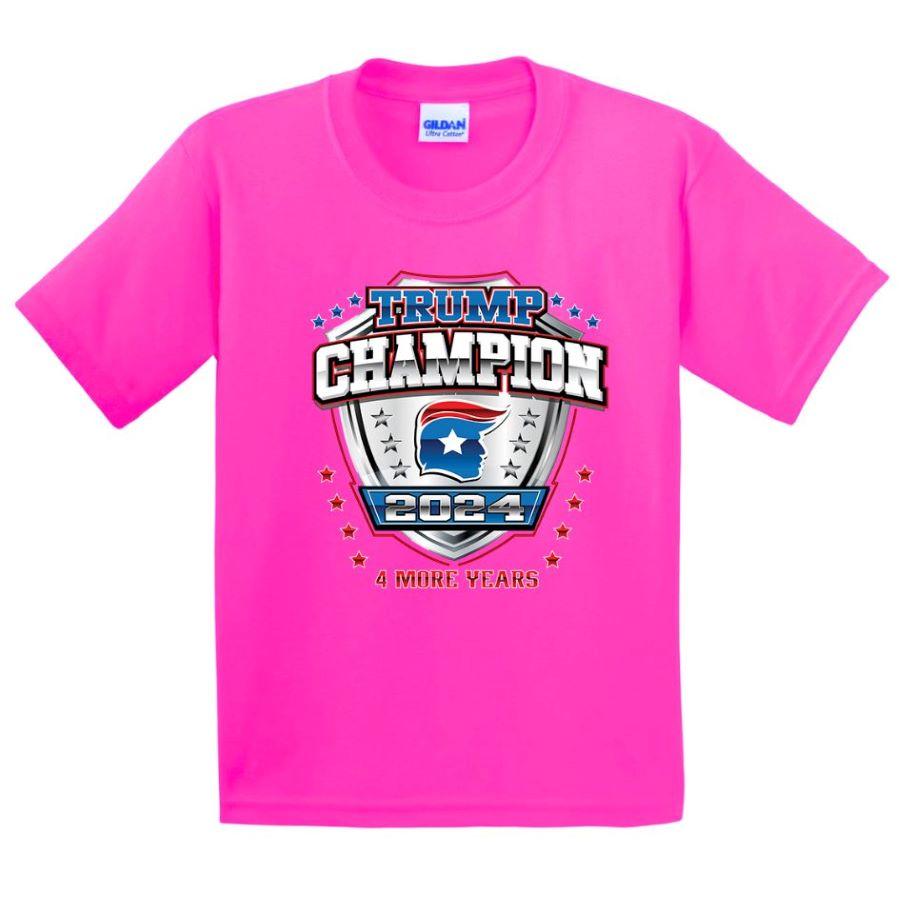 Trump "Champion" T-Shirts - Pink XXL image