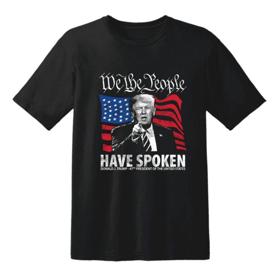 "We The People Have Spoken" Trump T-Shirts - Black M/L/XL image