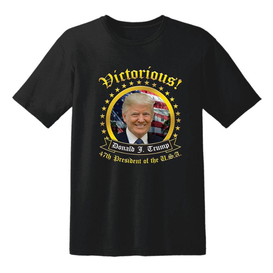 Trump "Victorious!" T-Shirts - Black XXXL image