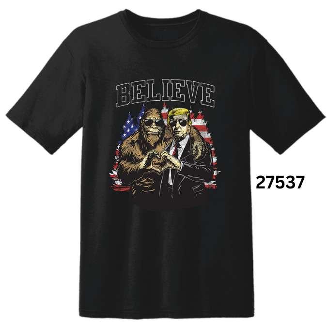Trump "Believe" T-Shirts - Black M/L/XL image