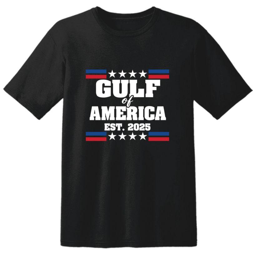 "Gulf Of America - Est. 2025 " T-Shirts - Black XXXL image