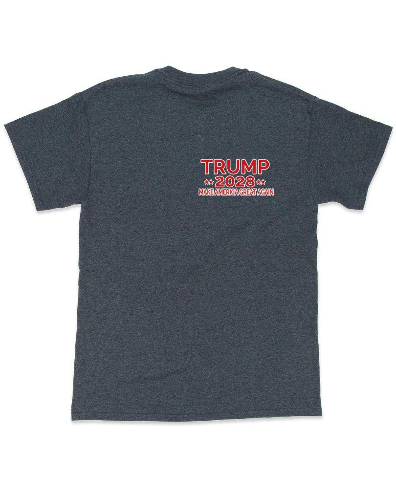 "Political Prisoner Free Trump" T-Shirts - Dark Heather image