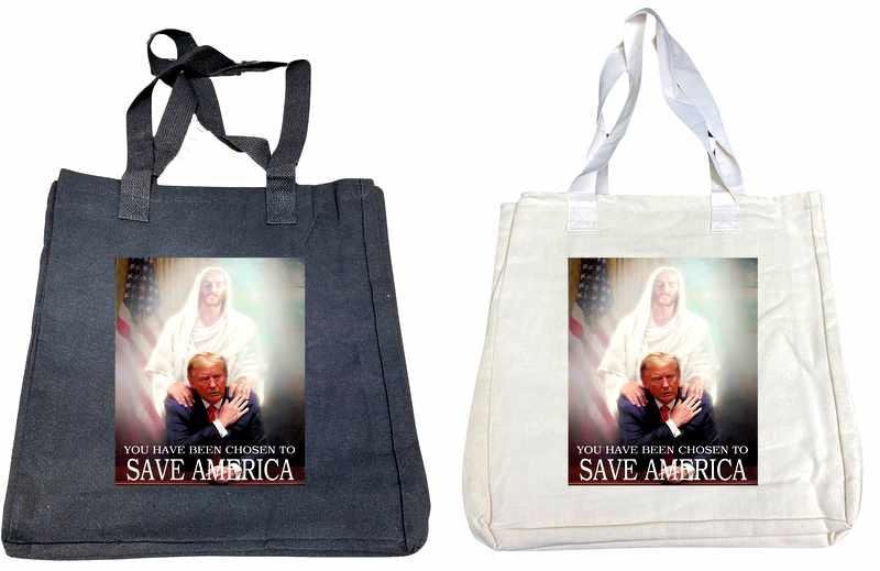 Trump " You Have Been Chosen To SAVE AMERICA" Tote image