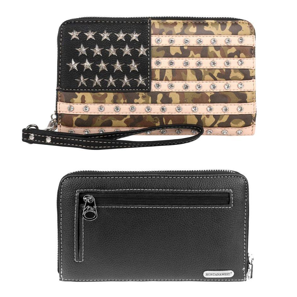 Montana West American Pride Collection Rhinestone Wallet image