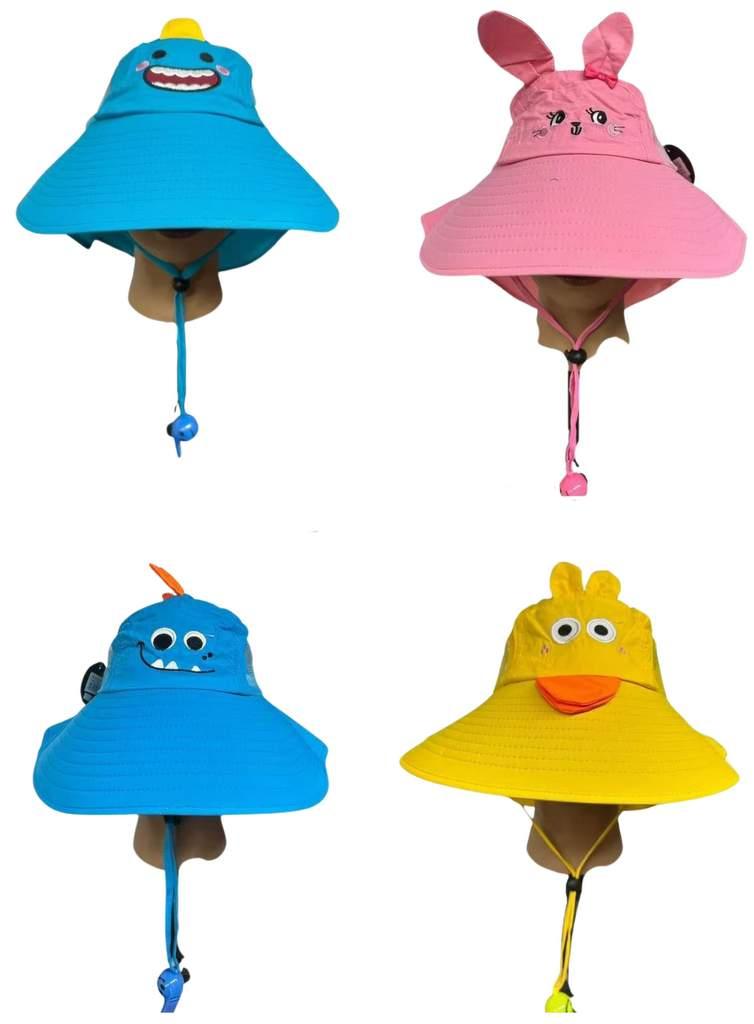 Cartoon Kids Sun Hats - Assorted image