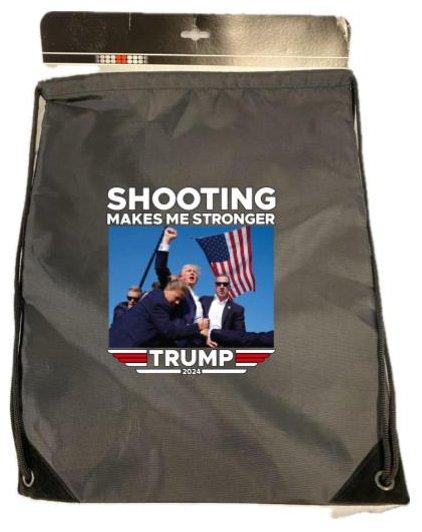 Trump "Shooting Makes Me Stronger" Backpacks image