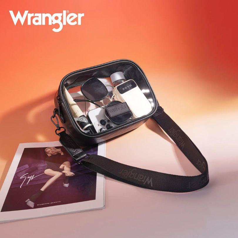 Wrangler Clear Crossbody Stadium Bag - Black image