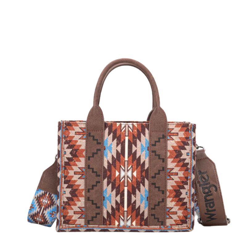 Wrangler All-Over Aztec Print Canvas Tote Bag image