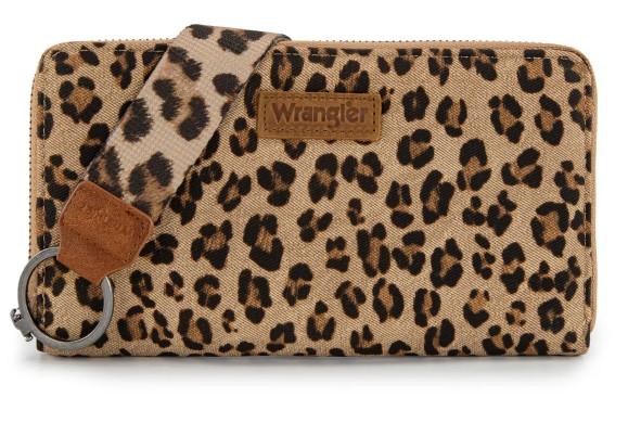 Wrangler Leopard Print Wallet/Wristlet - Leopard image