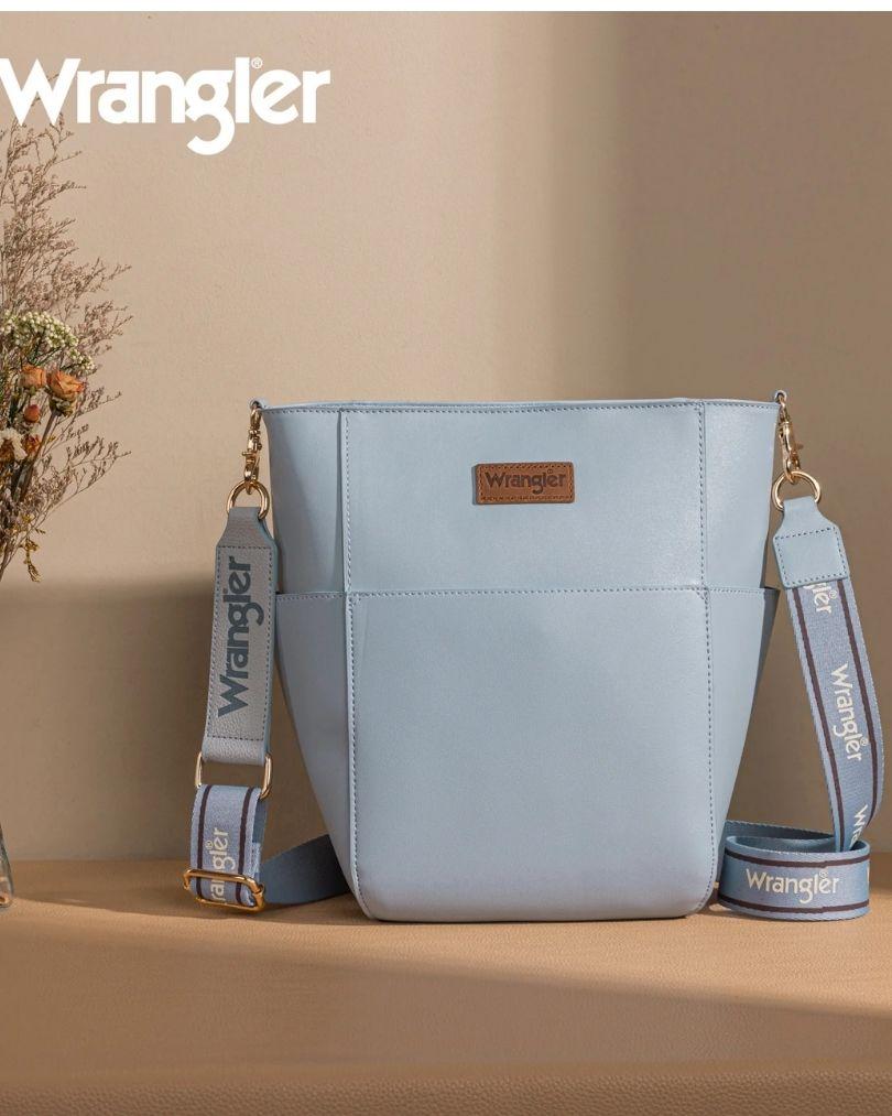 Wrangler Crossbody Shoulder Bag - Blue image