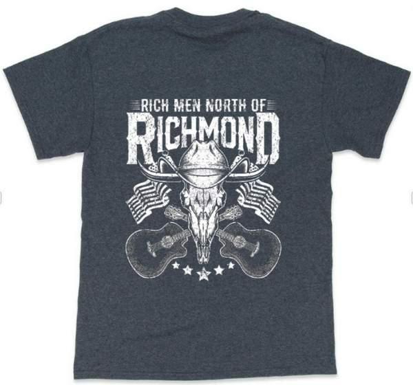 "Rich Men North Of Richmond" T-Shirts - Dark Heather M/L/XL image