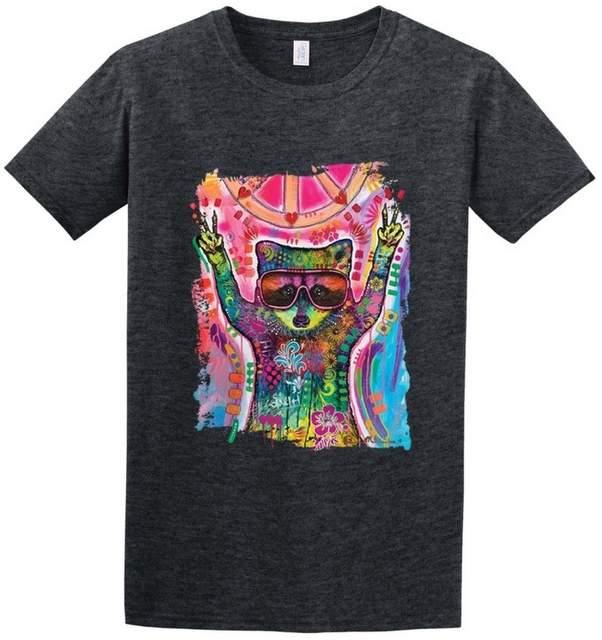 Cosmic Trash Panda T-Shirts - Dark Heather XXL image