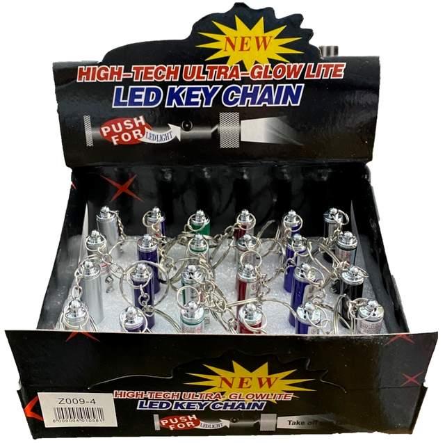 Wholesale 2 In 1 Laser Pointer LED Flash Light Keychain image