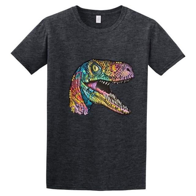 Colorful Raptor T-Shirts - Dark Heather XXL image