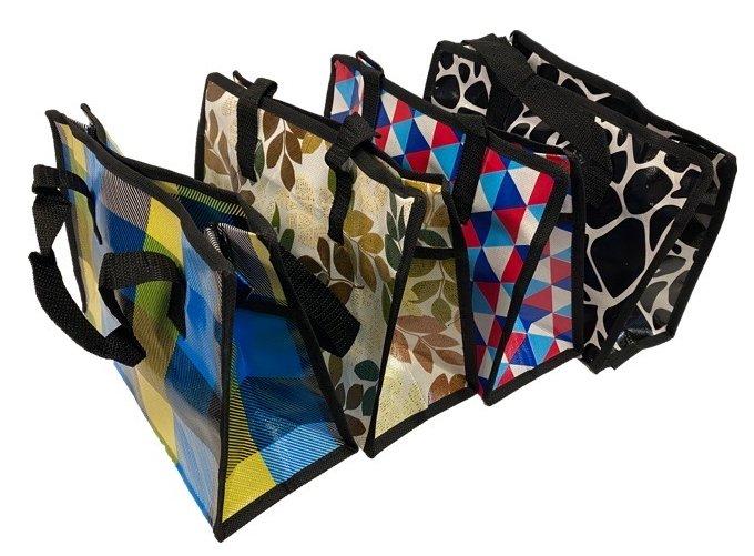 Plastic Shopping Bag with Zipper image