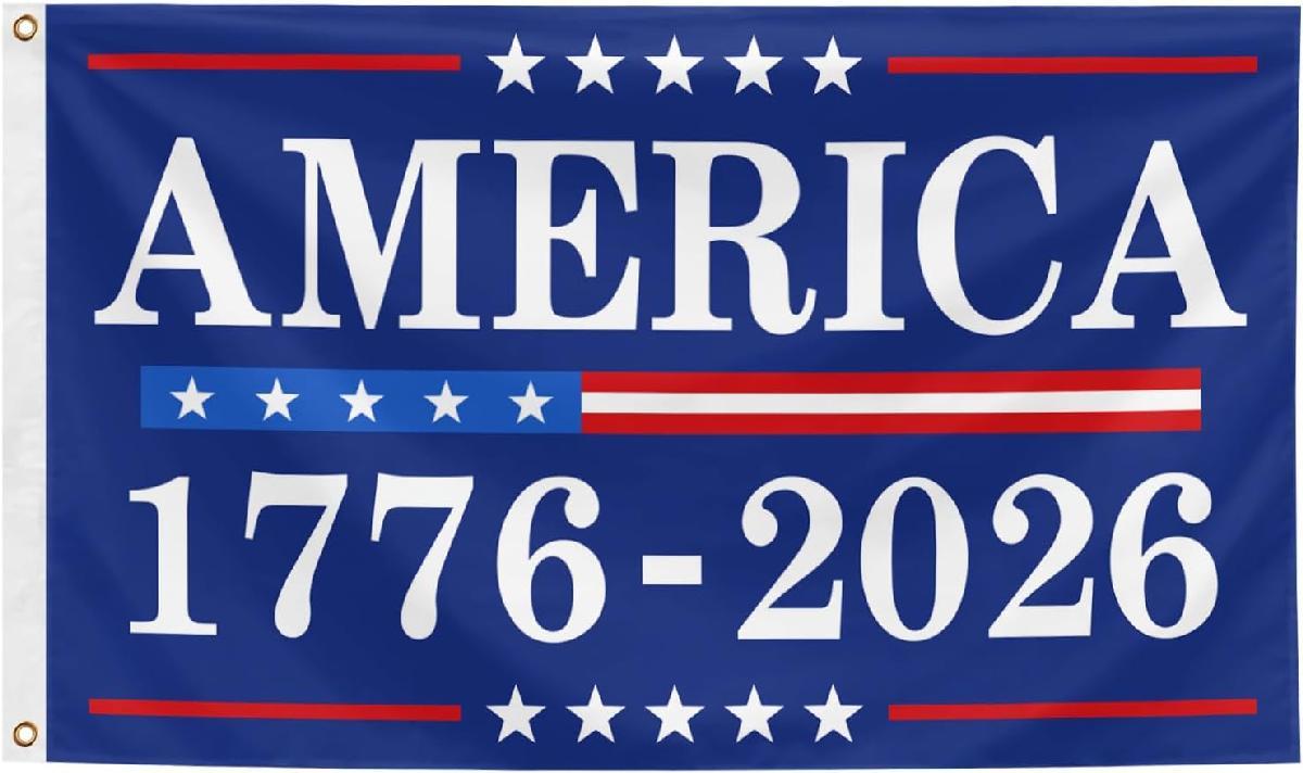3'x5' AMERICA 1776-2026 Flag image