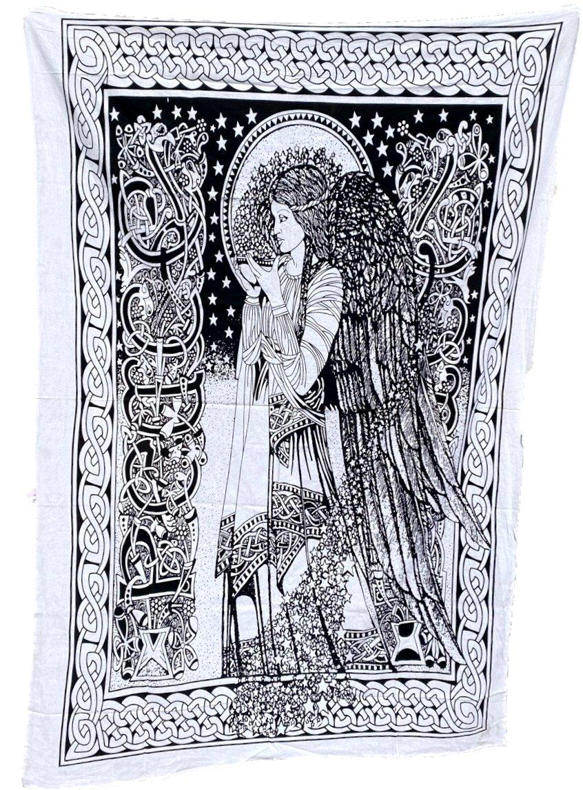 Black & White Angel Tapestries image